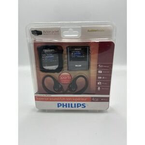 Philips GoGear Raga MP3 Player - 4G - Holds 900 Songs‎ Music Gym Sealed